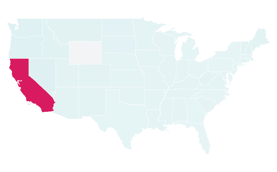 Affinity by region — California State University, Sacramento, United States