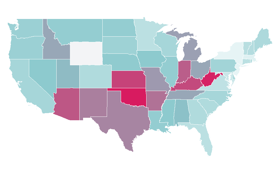 Affinity by region — Call of Duty 3, United States