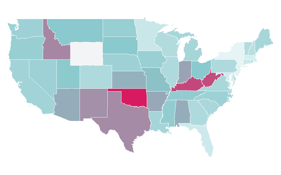 Affinity by region — Call of Duty: Ghosts, United States