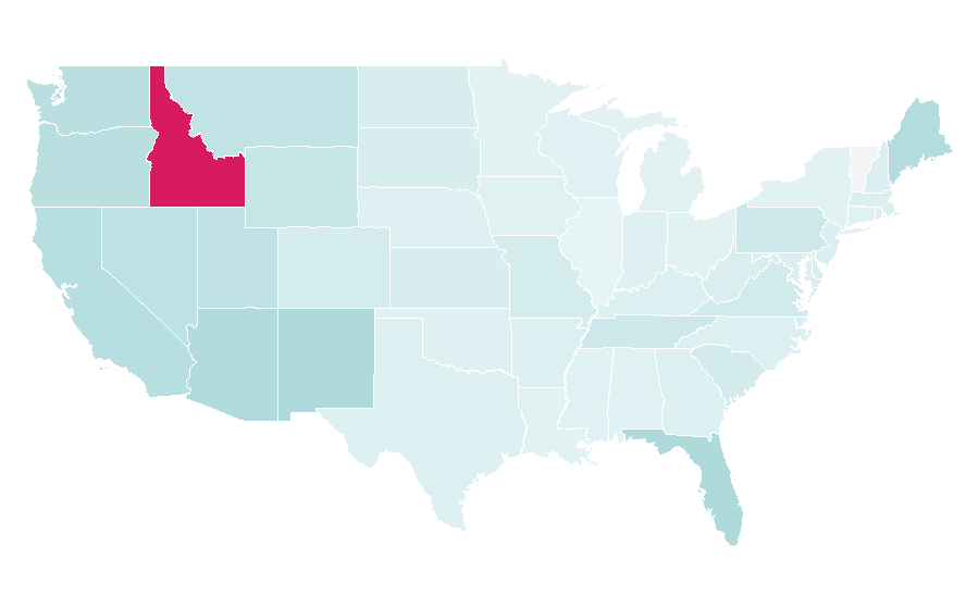 Affinity by region — Calvary Chapel, United States