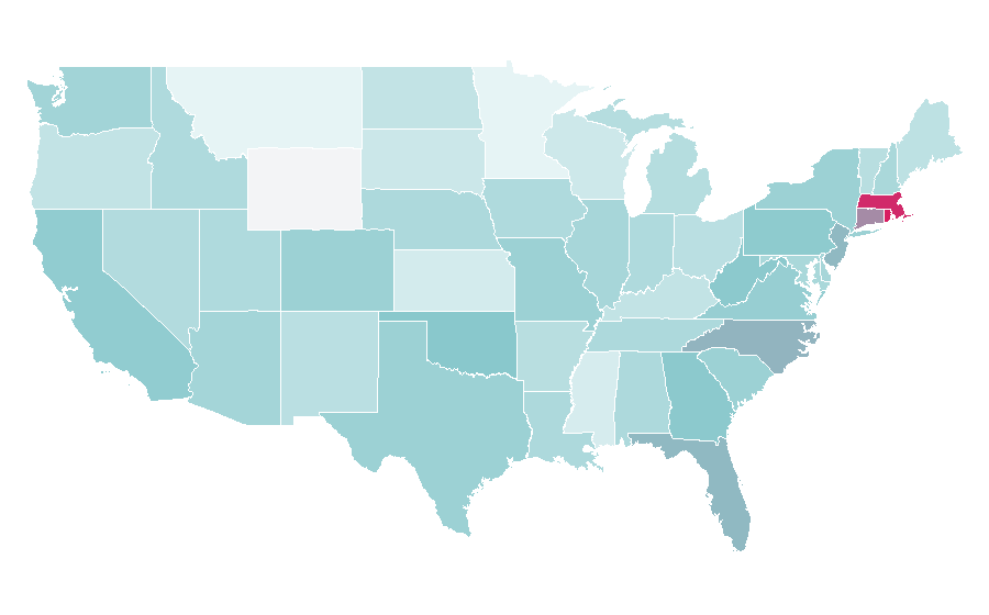 Affinity by region — Calzone, United States