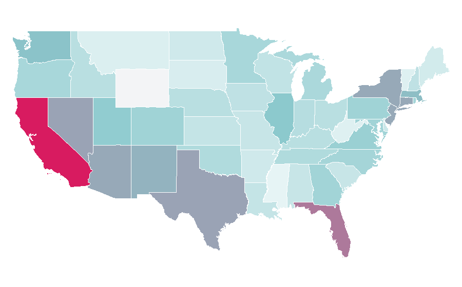 Affinity by region — Camila Cabello, United States