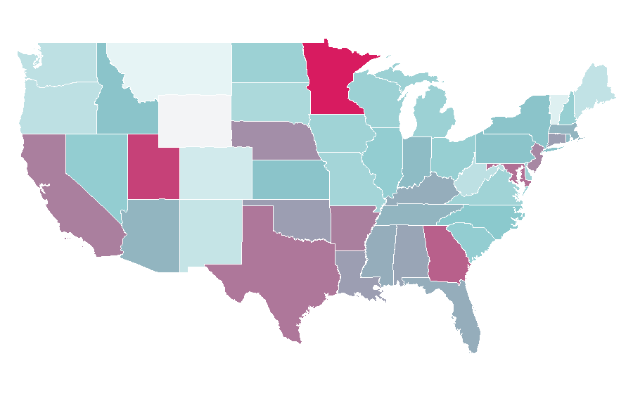 Affinity by region — Camp Rock, United States