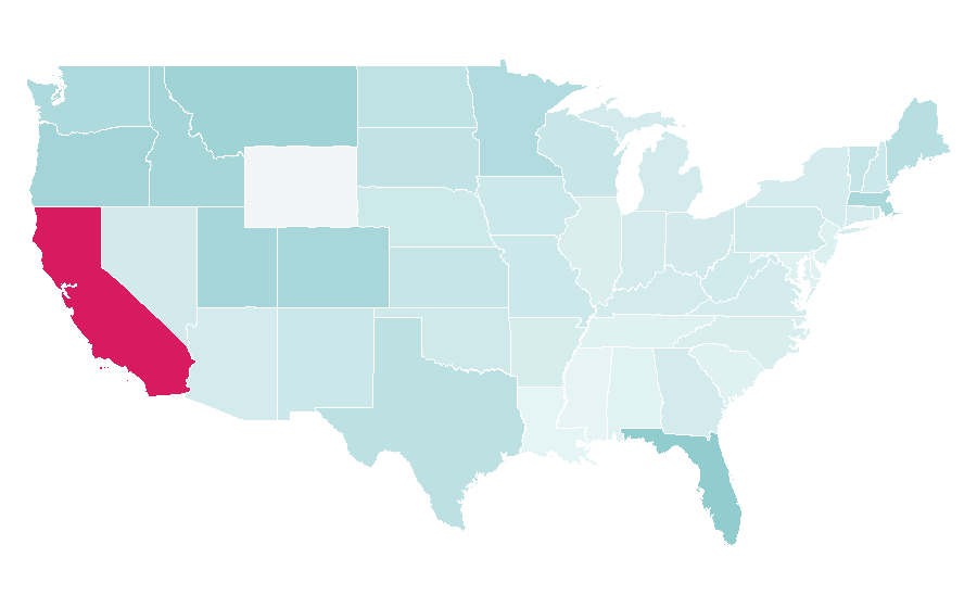 Affinity by region — Campfire, United States