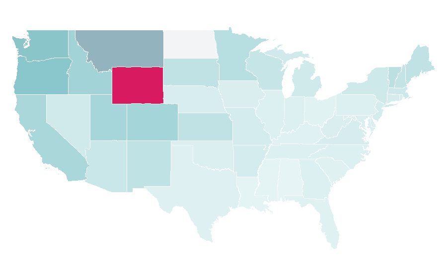 Affinity by region — Campsite, United States