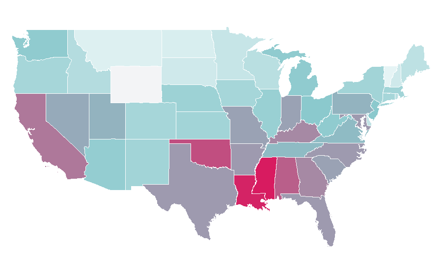 Affinity by region — Can (band), United States