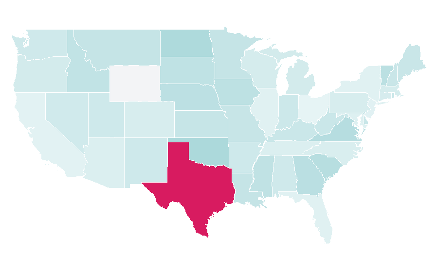 Affinity by region — Canadian culture, United States