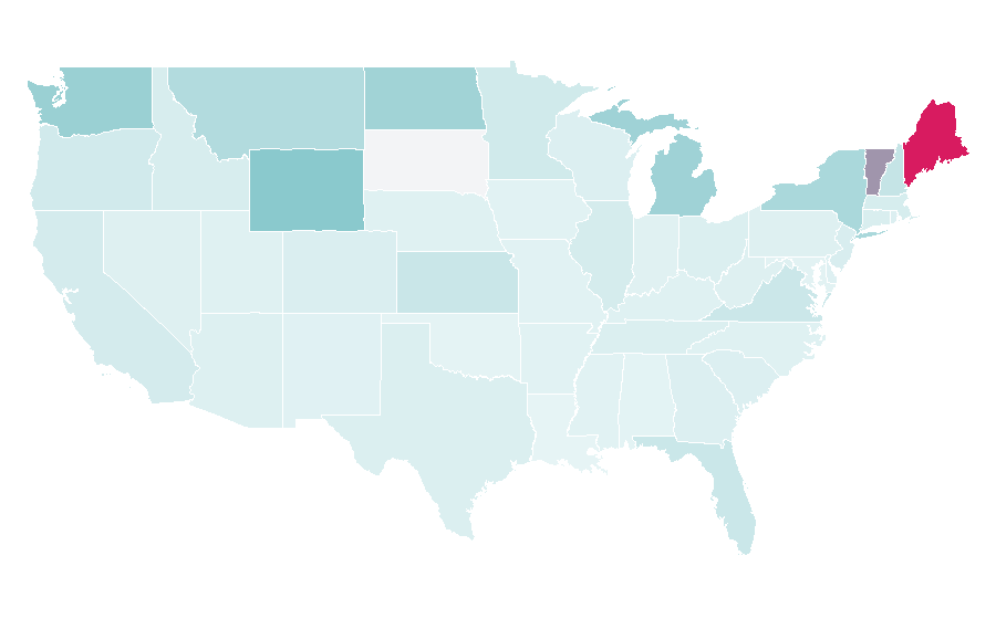 Affinity by region — Canadian Tire, United States