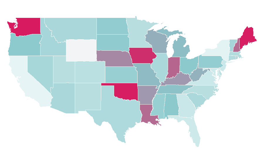 Affinity by region — Candlebox, United States