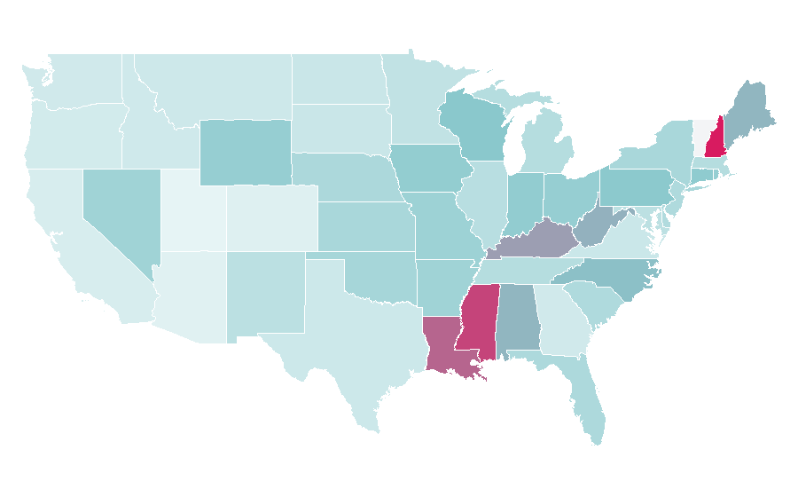 Affinity by region — Candy Crush Soda Saga, United States