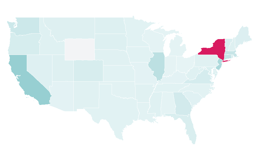 Affinity by region — Cannes Lions International Festival of Creativity, United States