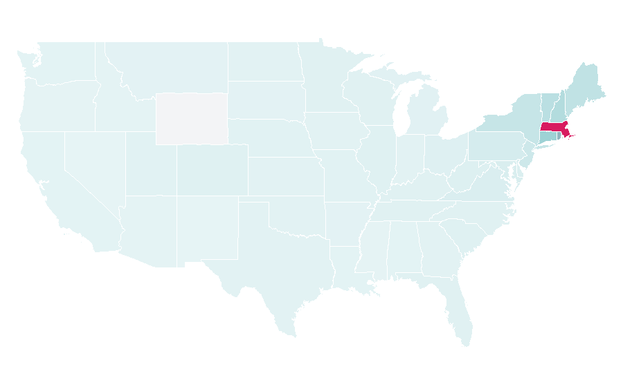 Affinity by region — Cape Cod, United States