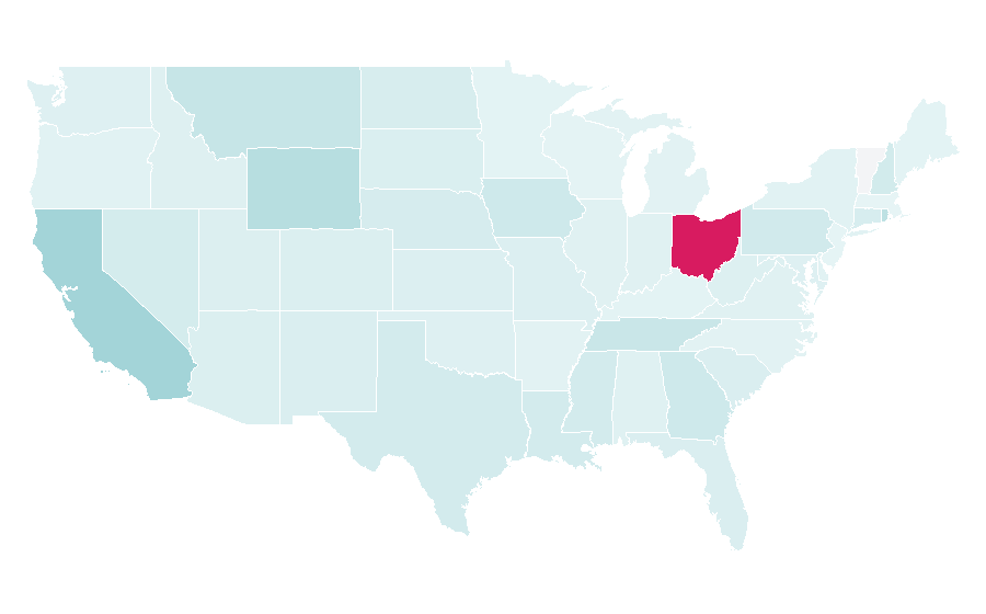 Affinity by region — Capital city, United States