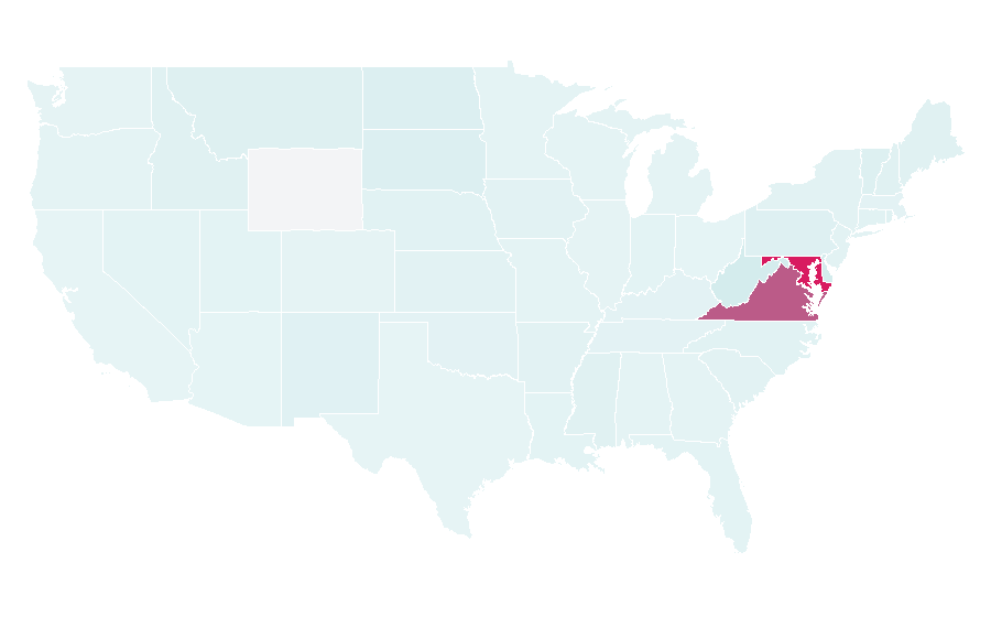 Affinity by region — Capital One Arena, United States