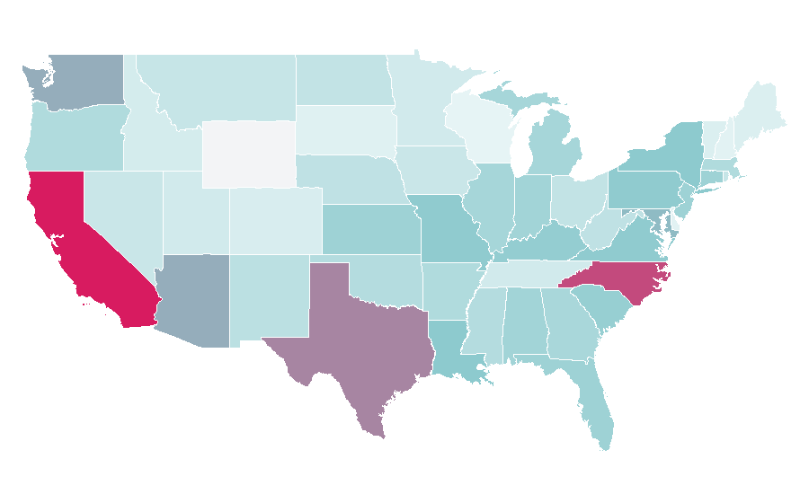 Affinity by region — Capitalism, United States