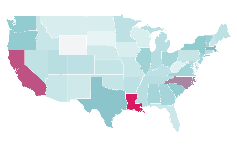 Affinity by region — Caprice, United States