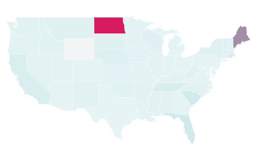 Affinity by region — Captain Jack (band), United States