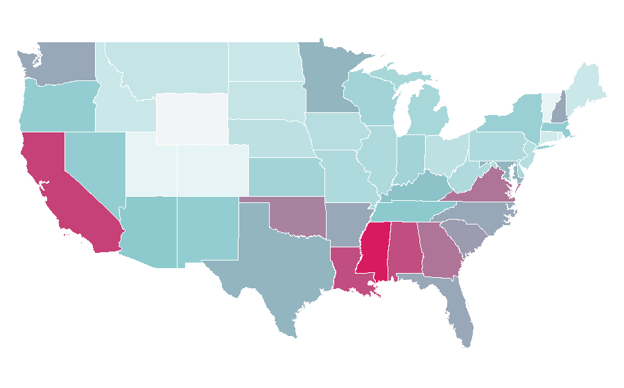 Affinity by region — Capture, United States