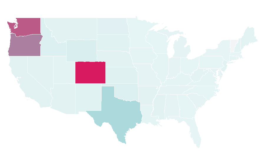 Affinity by region — Car Toys, United States