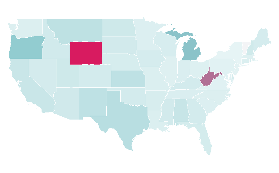 Affinity by region — Car tuning, United States