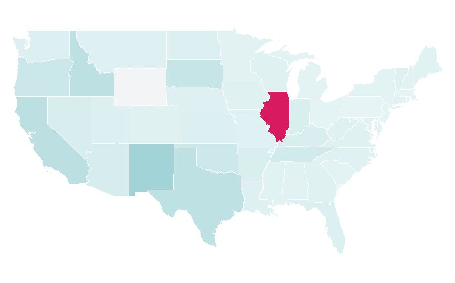 Affinity by region — Cariño, United States