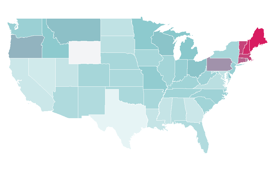 Affinity by region — Carly Simon, United States