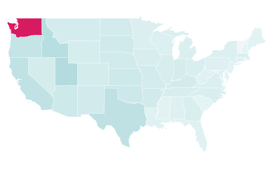 Affinity by region — Carnation (brand), United States