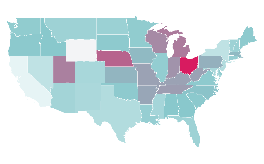 Affinity by region — Carnation Breakfast Essentials, United States