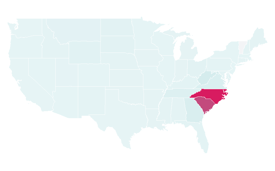 Affinity by region — Carowinds, United States