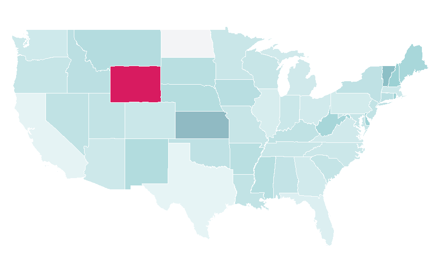 Affinity by region — Carsharing, United States