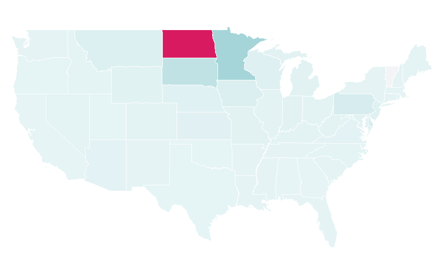 Affinity by region — Carson Wentz, United States