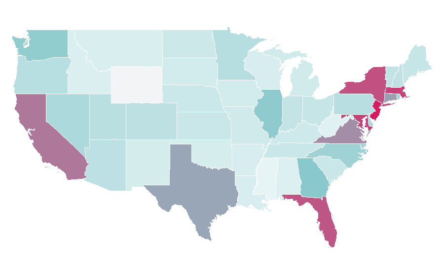 Affinity by region — Casemiro, United States