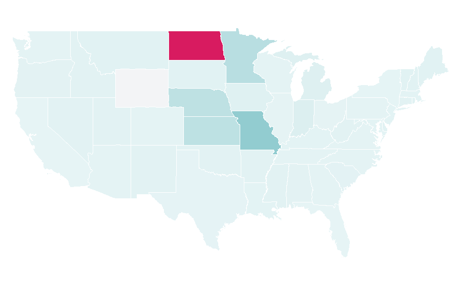 Affinity by region — Cass County, Missouri, United States