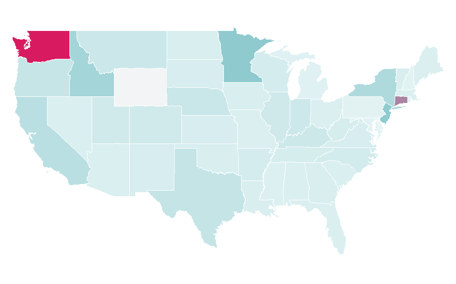 Affinity by region — Cast iron, United States