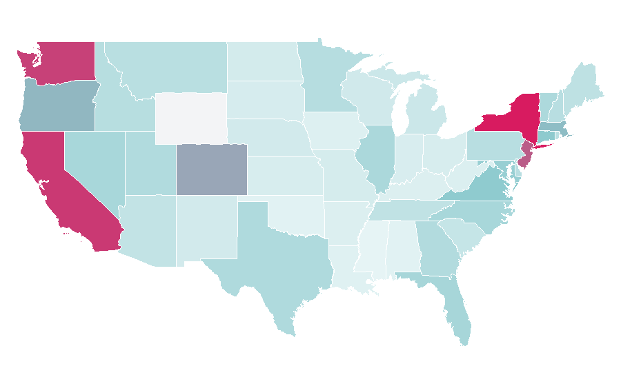 Affinity by region — Castlery, United States