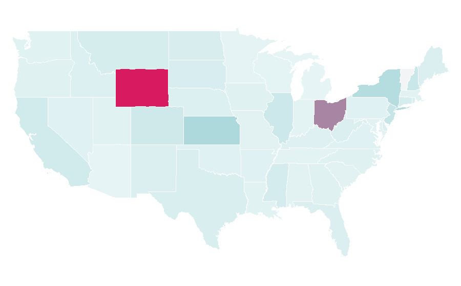 Affinity by region — Castorama, United States