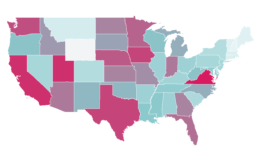 Affinity by region — Catchphrase, United States