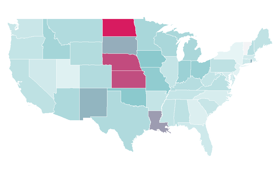 Affinity by region — Catholic Answers, United States