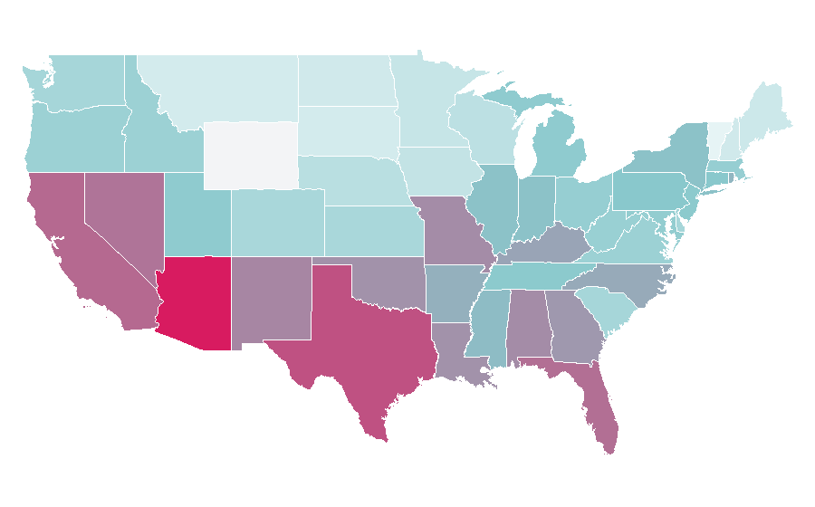 Affinity by region — Catwoman (film), United States