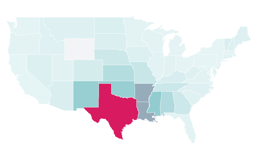 Affinity by region — cavenders, United States