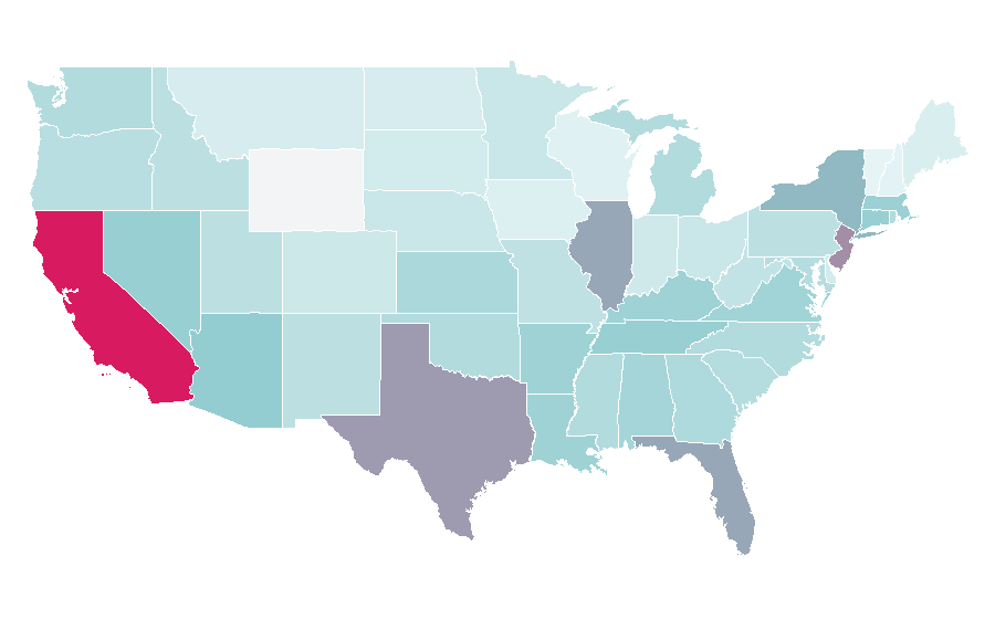 Affinity by region — CC cream, United States