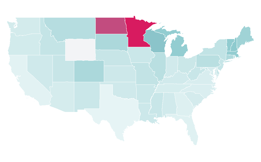 Affinity by region — ccm hockey, United States