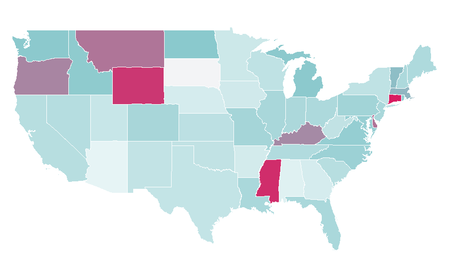 Affinity by region — Celebrity Gossip, United States