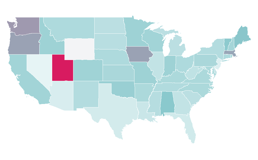 Affinity by region — Celesta, United States