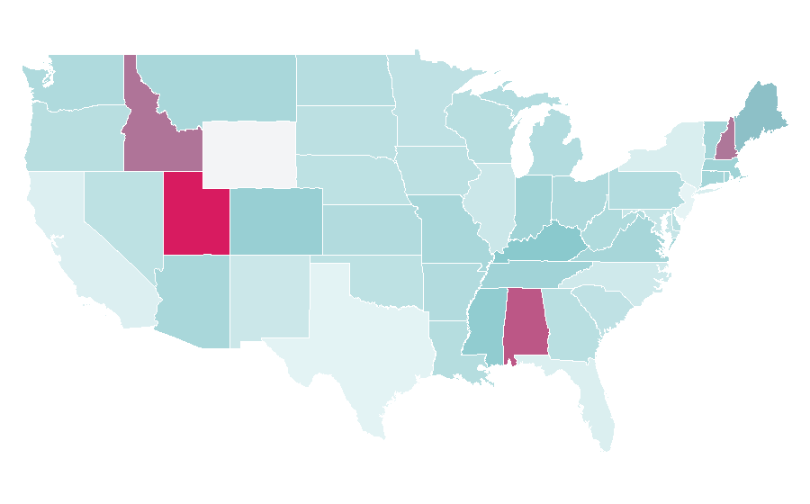 Affinity by region — Celtic Woman, United States