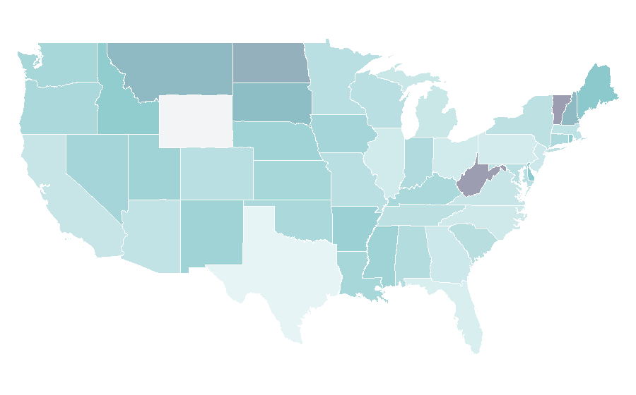 Affinity by region — Central Thailand, United States