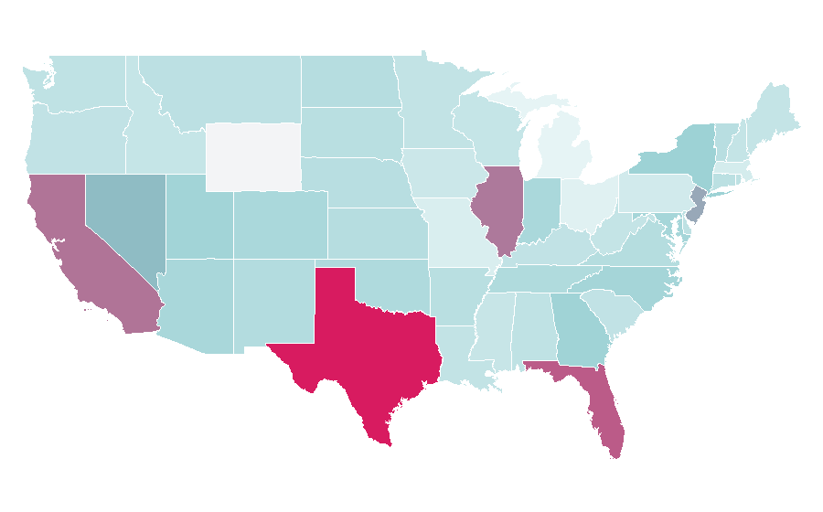 Affinity by region — Cerveza Modelo, United States