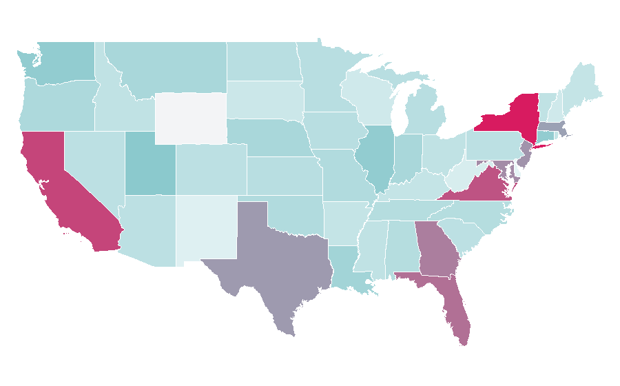 Affinity by region — CFO (magazine), United States