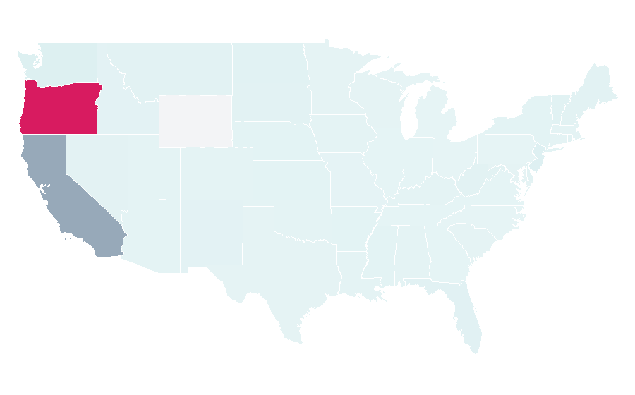 Affinity by region — Cha-cha-cha (dance), United States