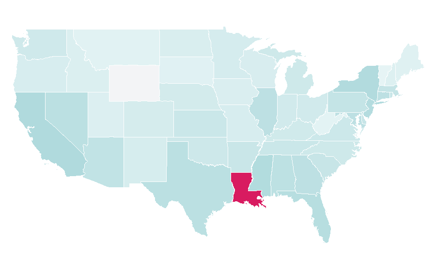 Affinité par région — Champagne, États-Unis